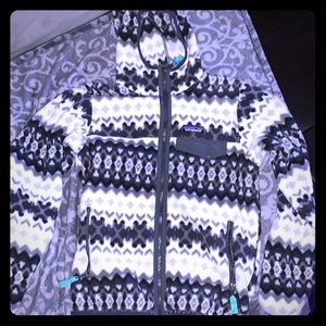 Women’s Patagonia fleece full zip up jacket